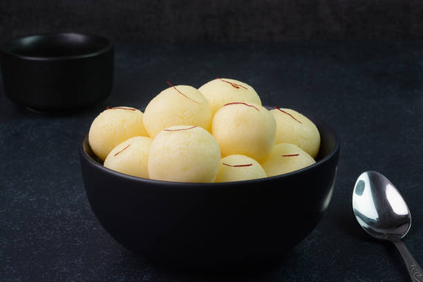 Rasgulla also known as Rosogolla is an Indian bengali dessert prepared using cottage cheese and soaked in sugar syrup.